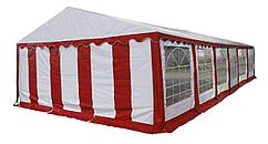 Тент-шатер ПВХ 6x12м белый с красным Sundays P612201R