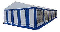 Тент-шатер ПВХ 6x12м белый с синим Sundays 612201