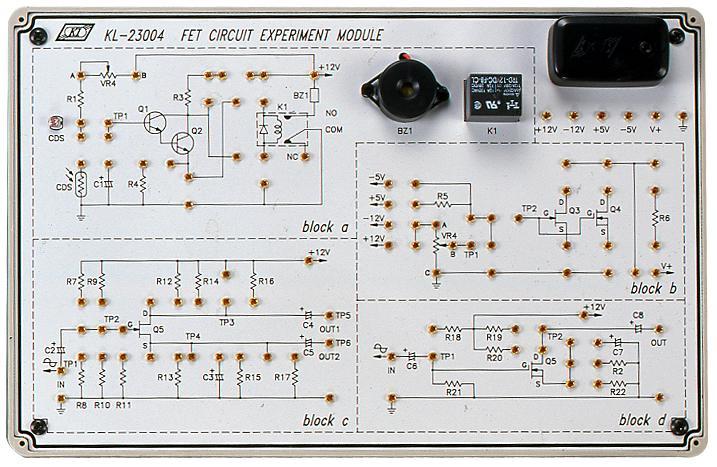 Учебный стенд для изучения аналоговых электрических схем K&H MFG KL-200 - фото 7 - id-p64340217