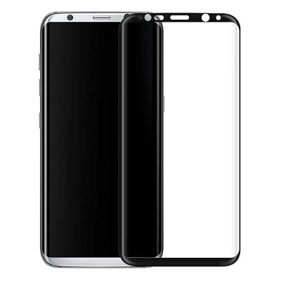 Защитное стекло с полной проклейкой Full Screen Cover 0.3mm черное для Samsung G955F Galaxy S8 Plus - фото 1 - id-p64348840