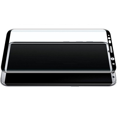 Защитное стекло с полной проклейкой Full Screen Cover 0.3mm черное для Samsung G955F Galaxy S8 Plus - фото 4 - id-p64348840