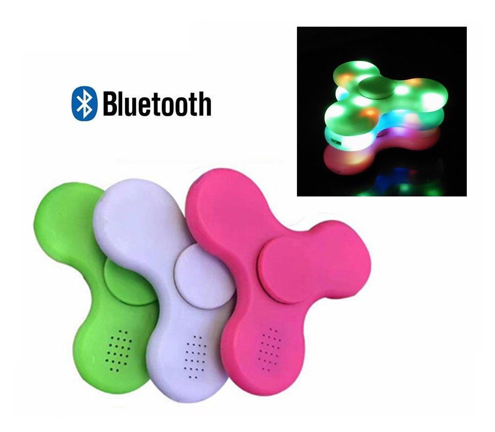 Спиннер для рук LED Lights Fidget Spinner with USB Charge Bluetooth Speaker - фото 5 - id-p64355046
