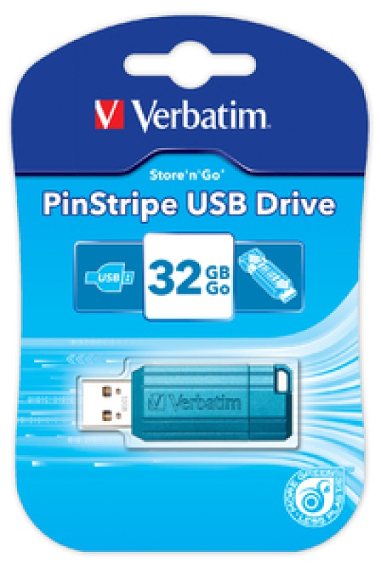 USB Flash Pin Stripe Verbatim 32Gb