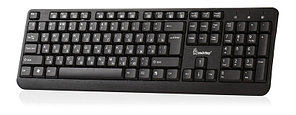 Клавиатура проводная мультимедийная Smartbuy 208 U-K USB Black