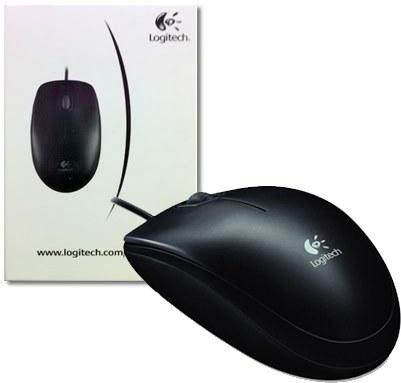 Мышь проводная Logitech B100 USB Mouse