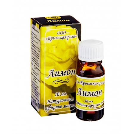 Эфирное масло ЛИМОН, «Крымская Роза», 10мл лимонный доктор - фото 1 - id-p64377874