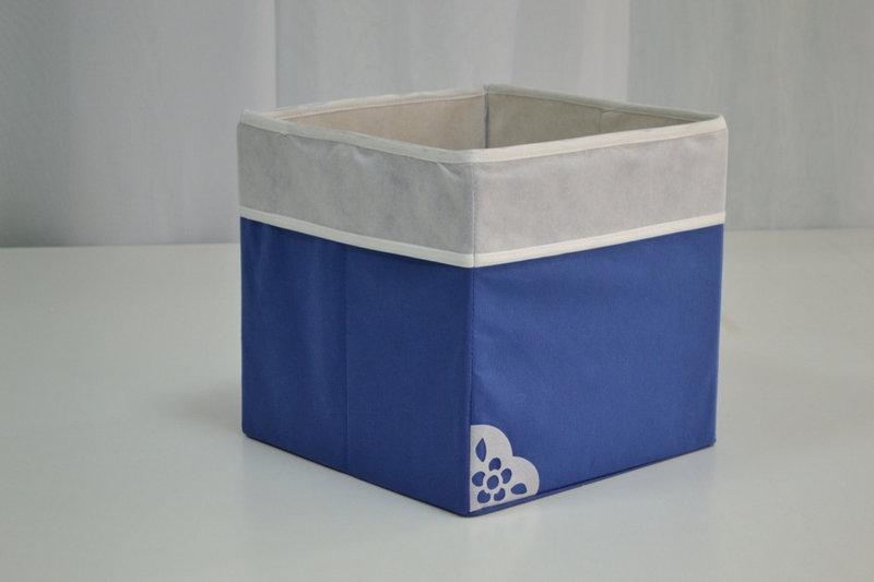 Набор декоративных коробок (комплектация по желанию) Для вещей (26х26х26 см), Синий - фото 1 - id-p64377879