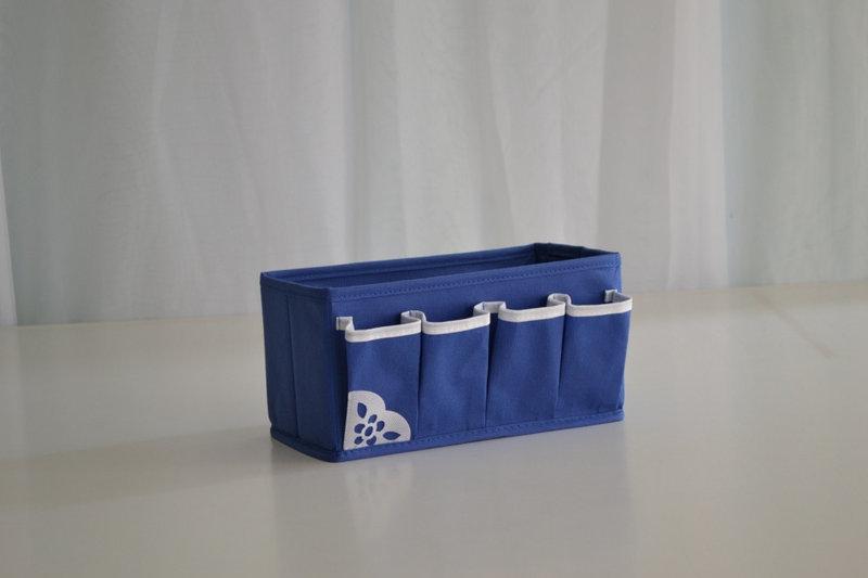Набор декоративных коробок (комплектация по желанию) Для косметики (24х12х12 см), Синий - фото 1 - id-p64377881