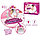 Детский Столик туалетный - Трюмо для макияжа  с набором 78008A батар.,муз.,с бусами,браслетами,сережкам, фото 2