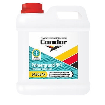 Грунтовка акриловая  Condor Primergrund №1 10 литров, фото 2