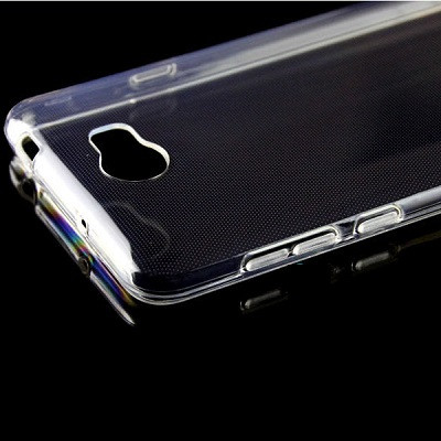 Силиконовый бампер Becolor TPU Case 0.6mm Transparent\Black для Asus ZenFone Go ZB500KL - фото 3 - id-p64426999