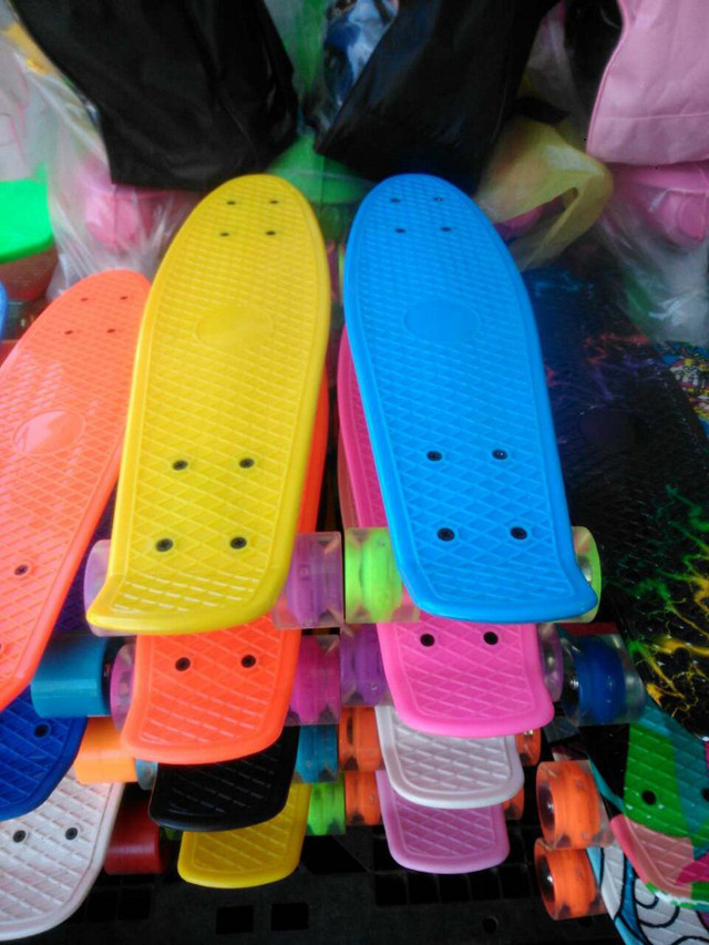 Пенни борд (Penny Board) 22" светящиеся колеса 56 см - фото 4 - id-p64444440