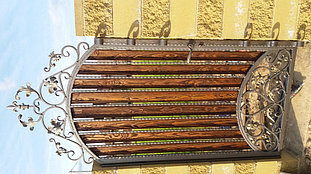 Кованые ворота с калиткой  3