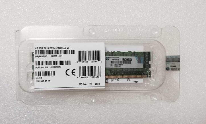 647907-B21 664695-001 Оперативная память HP 4GB 1333MHZ PC3-10600 CL9 ECC UNBUFFERED 2R LV - фото 1 - id-p64515814