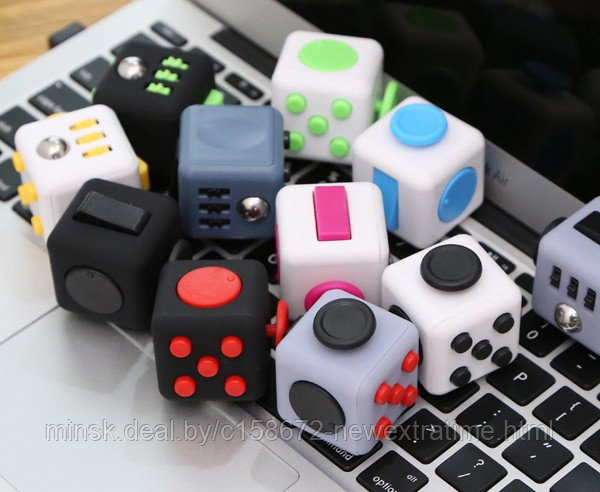 Игрушка-антистресс "Fidget Cube" (Фиджет куб): продажа, цена в Минске.  Развивающие и обучающие игрушки от "NewExtraTime" - 64515818