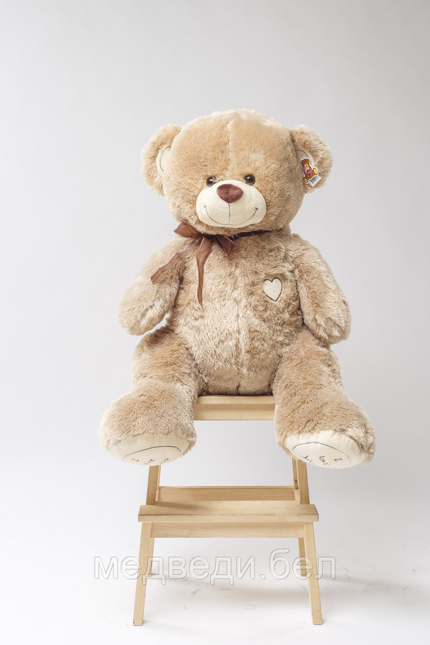 Мягкая игрушка ILY 110 см кофейный плюшевый мишка, большой медведь - фото 3 - id-p64522117