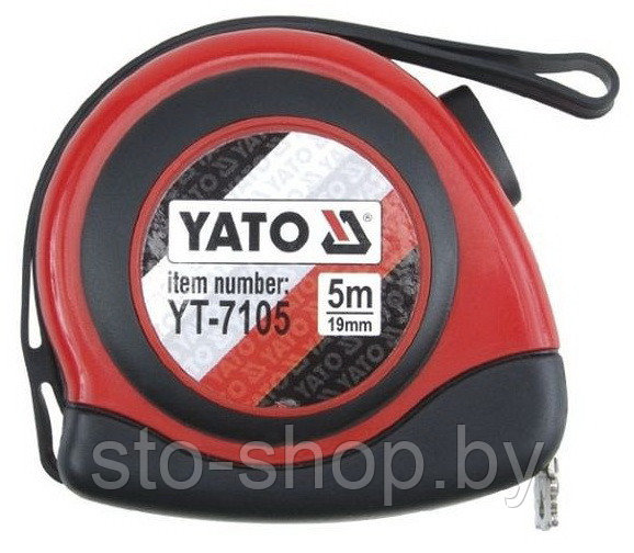 Рулетка измерительная с магнитом 5м х 19мм (бытовая) Yato YT-71035 - фото 1 - id-p64531431