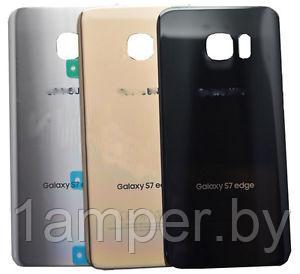 Задняя крышка Original для Samsung Galaxy S7 Edge G935 Белая/голубая/ золото - фото 1 - id-p64556637