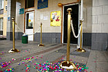 Канатные стойки Barrier Classic 07 Gold. Артикул: PR-207 G. Стойка под декоративный канат с шаром., фото 9