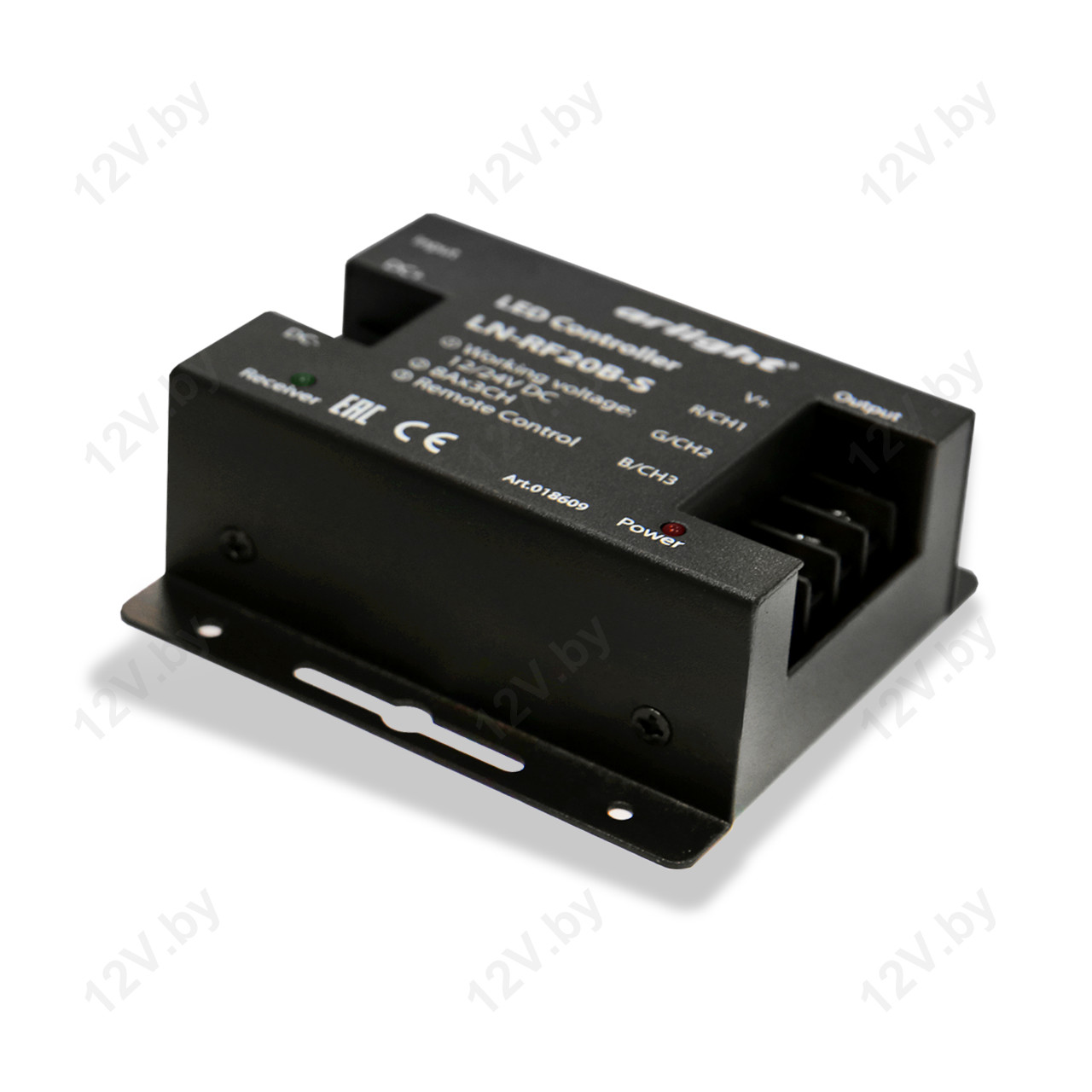 Контроллер RGB LN-RF20B-24A 12/24V 288/576W [S] - фото 2 - id-p64563311