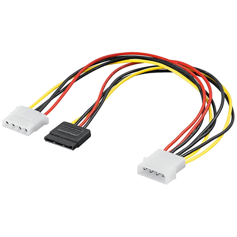 Кабель-разветвитель питания для SATA-устройств Molex(M+F) - SATA Mirex (13700-SAT15MX2) - фото 2 - id-p64580816