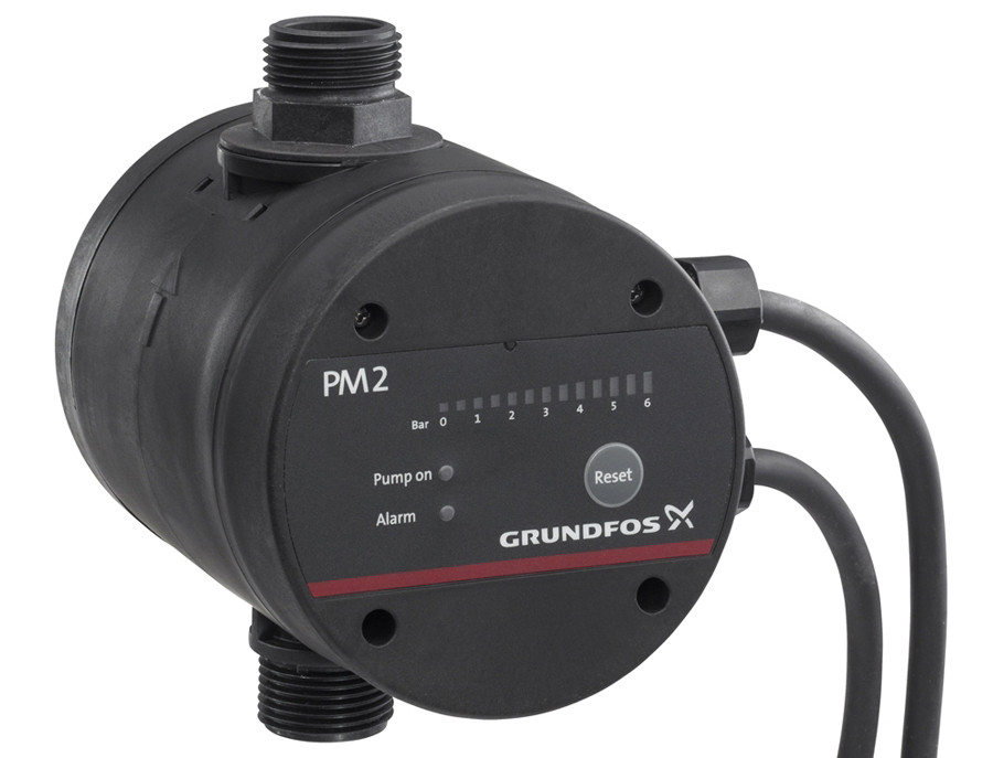 Реле давления с защитой от сухого хода Grundfos PM 2
