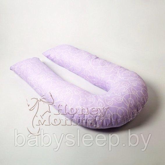 VIP подушка для беременной С-форма. Шелковая. - фото 6 - id-p64580311