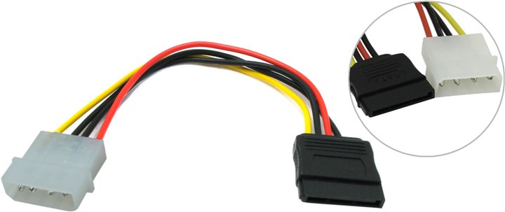 Кабель-разветвитель питания для SATA-устройств Molex(M) - SATA Mirex (13700-SAT15MLX)