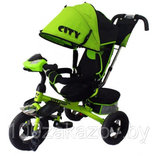 Детский велосипед трехколесный Trike City Sport с фарой и звуком