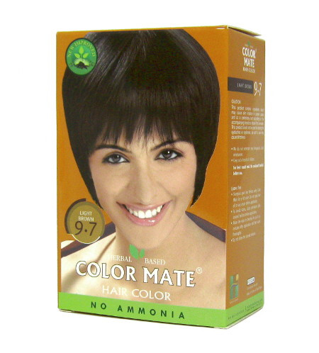 Краска на основе хны Color Mate светло-коричневый тон 9.7, 15 г