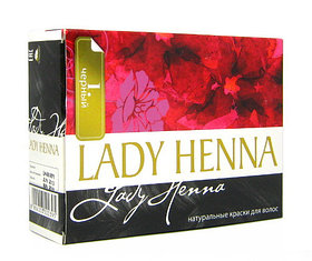 Краска для волос на основе хны Lady Henna черный, 10 гр