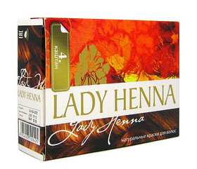 Краска для волос на основе хны Lady Henna каштан, 10 гр