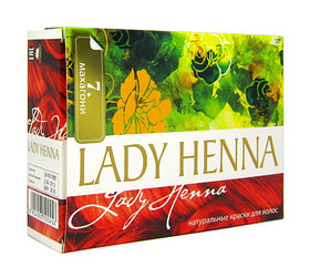 Краска для волос на основе хны Lady Henna махагон, 10 гр
