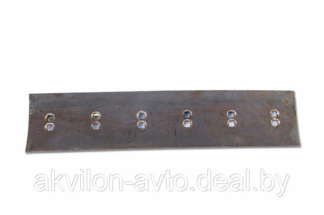 840х12х180 Нож сталь 65Г переднего отвала ДТ-75, (прямые.,квадр.отв.), фото 2
