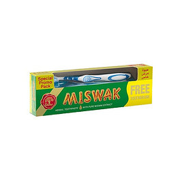 Зубная паста Дабур Мисвак Dabur Miswak со щеткой в комплекте, 190 гр