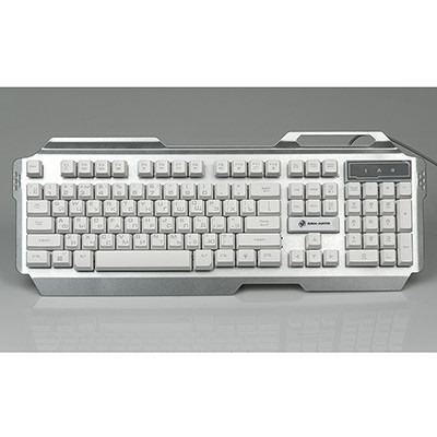 Мультимедийная игровая клавиатура Dialog KGK-25U Silver, 104кл, подсветка