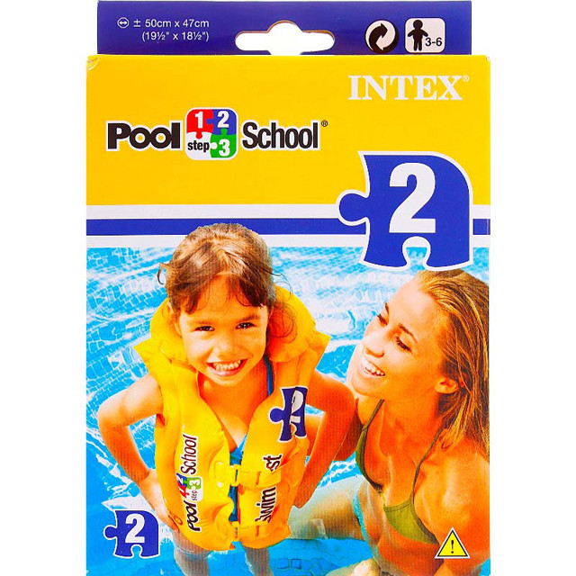 Жилет для плавания Intex 58660EU Delux Pool Shcool от 3-6 лет - фото 6 - id-p64626128