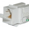 Розетка 8P8C (RJ-45) категория 5Е, двойная, универсальная