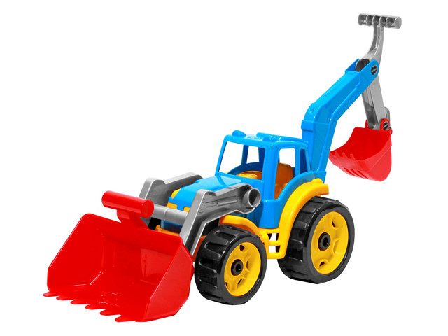 Игрушка "Трактор с двумя ковшами ТехноК" 3671 - фото 2 - id-p64637531