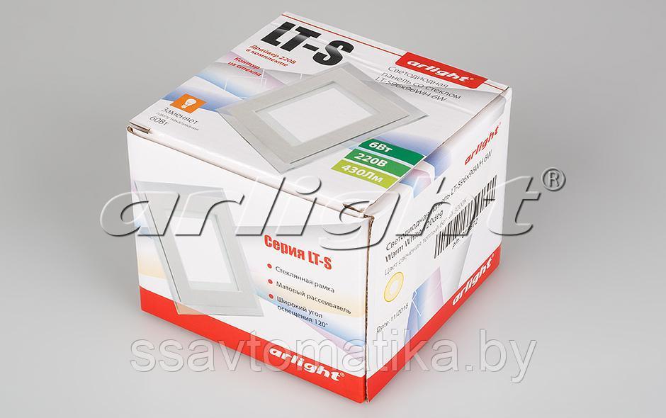 Светодиодная панель LT-S96x96WH 6W Warm White 120deg - фото 4 - id-p64640177