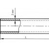 Муфта-труба свинцовая 65х380 мм