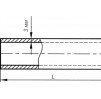 Муфта-труба свинцовая 45х220 мм - фото 1 - id-p64648229