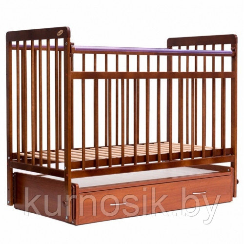 Кроватка Bambini (Бамбини) 04 Euro Style (темный орех+слоновая кость) - фото 2 - id-p64650832