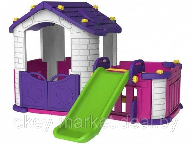 Детский игровой комплекс Baby Maxi Домик с горкой