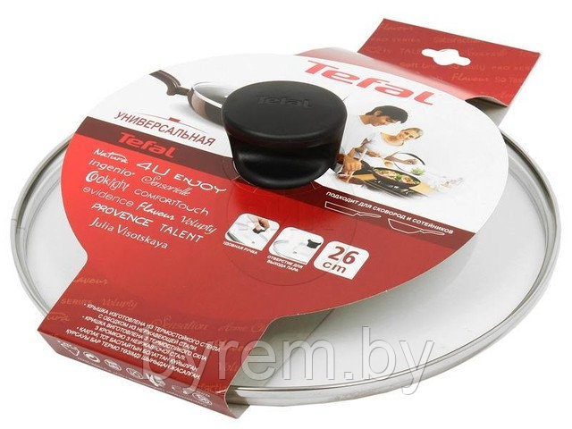 Крышка стеклянная TEFAL 26 см - фото 1 - id-p2724626