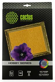 Фотобумага Cactus A4, 250 г/м2,10 л., золото (CS-DA425010G)