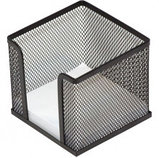 Бокс для бумаги 9,5х9,5 металлическая сетка, черный(серый), фото 3