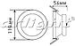 Светильник IM-90 Matt 11W Warm White 220V, фото 2