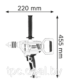 Дрель GBM 1600 RE - фото 2 - id-p64811813