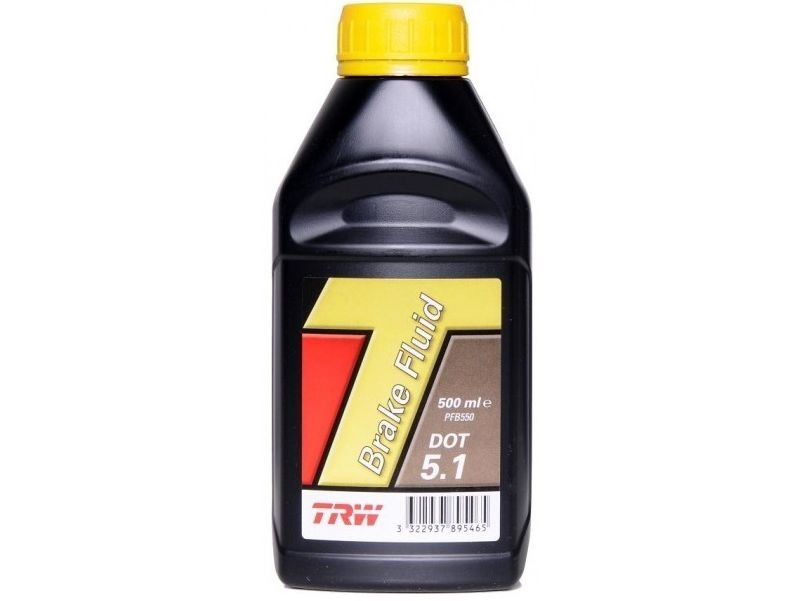 Жидкость тормозная TRW PFB550, BRAKE FLUID, 0.5л DOT 5.1